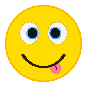 表情符号矢量图吐舌笑脸照片