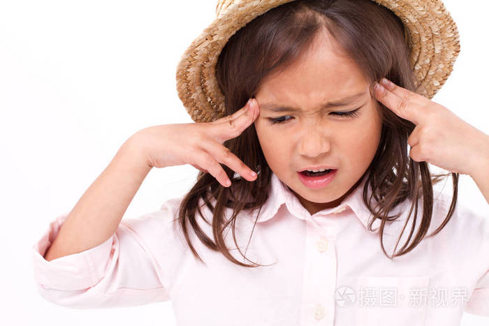 紧张, 生病的小女孩患有头痛