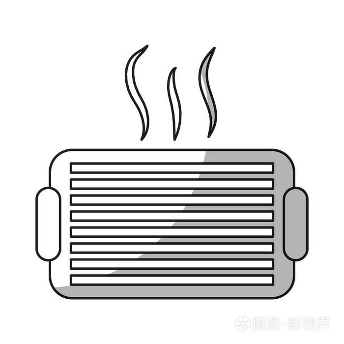 加热表示图标图像