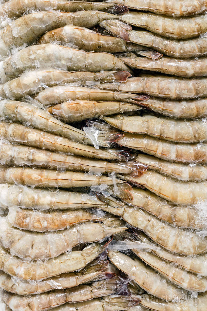 堆的冻虾