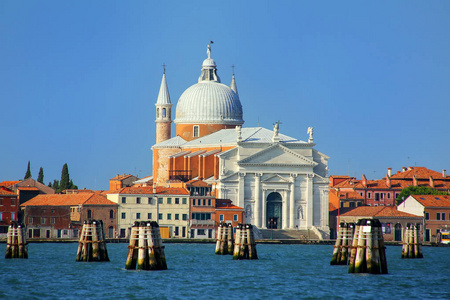 大教堂的最神圣救赎圭德卡在威尼斯岛上