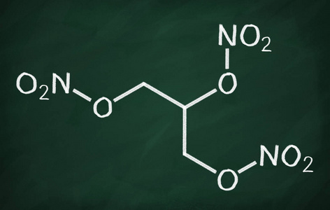 硝酸甘油的结构模型