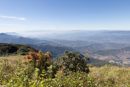 kew mae pan 自然小道的山景观 doi inthanon nat