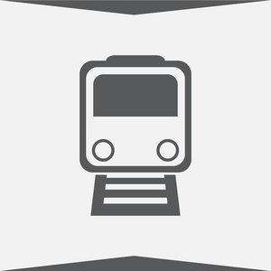 火车图标。网站设计