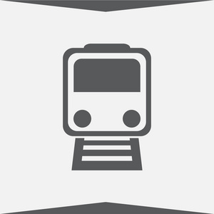 火车图标。网站设计