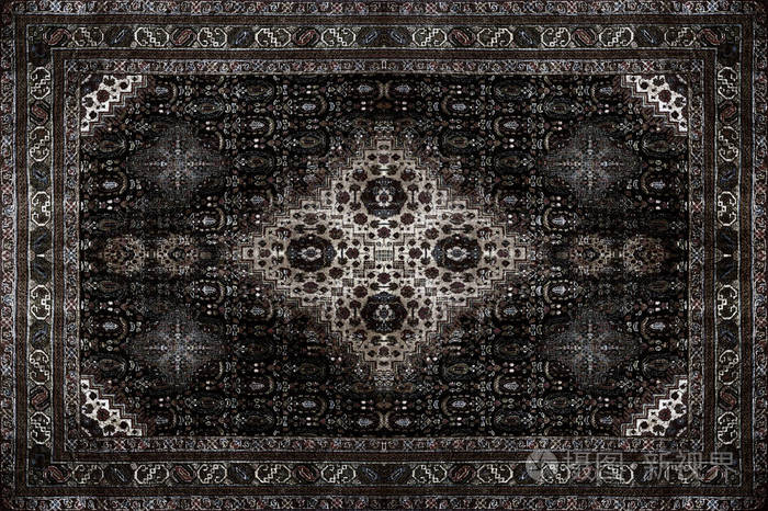 波斯地毯纹理, 抽象装饰.隆堡曼陀罗图案, 中东传统面料纹理.