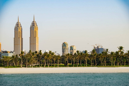迪拜城市景观摩天大楼