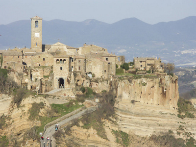 在拉丁奇维塔 di bagnoregio