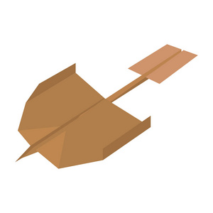 纸飞机创意图标