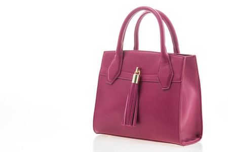 优雅的紫色女人手提包