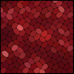 抽象的棕色马赛克图案。其中包含的元素排列的马赛克风格的不同形状的抽象背景。矢量图