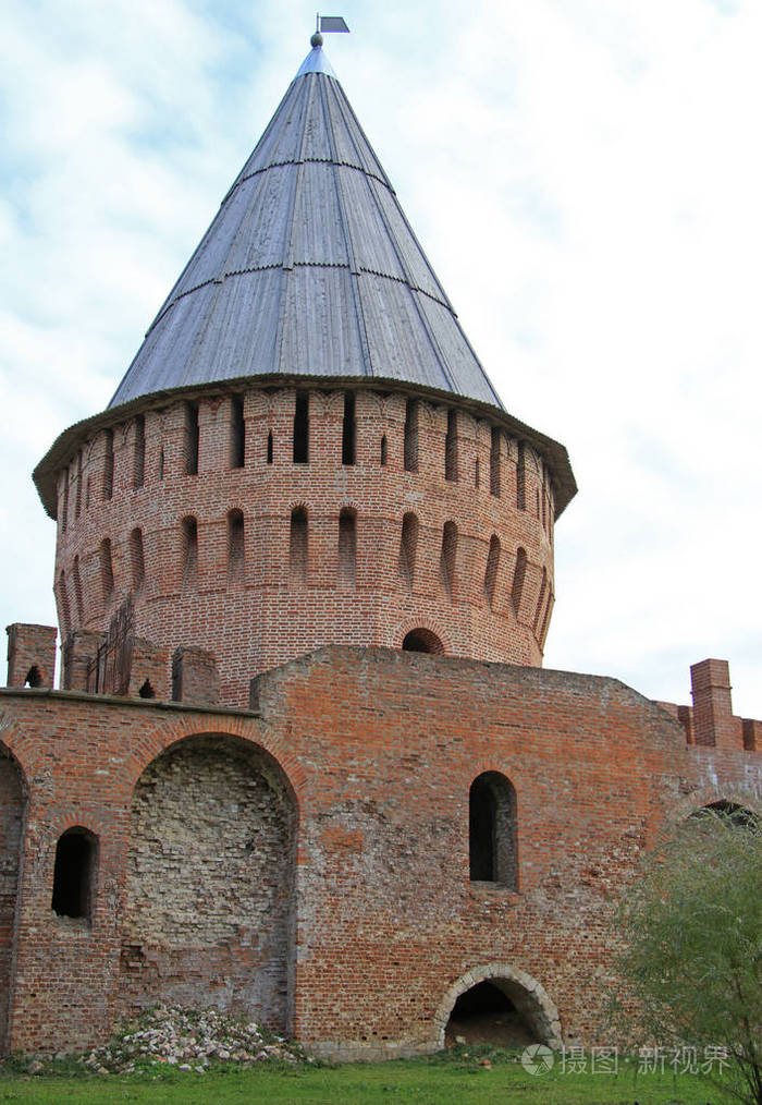 古代的斯摩棱斯克克里姆林宫在俄罗斯的西部