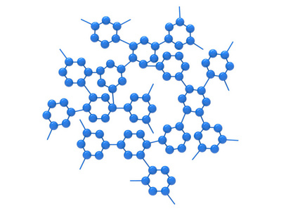 蓝色的分子结构