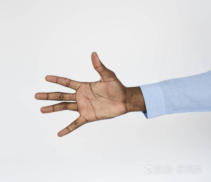 非洲人的手