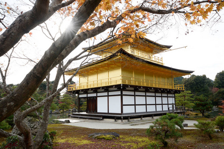 金阁寺 金阁 在京都，日本