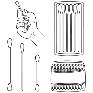 棉签符号图片