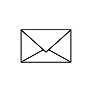 隔离的电子邮件符号