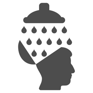 开放性颅脑淋浴平面图标