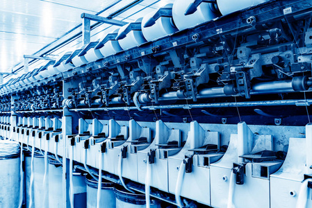 化纤行业化纤厂机械和设备照片