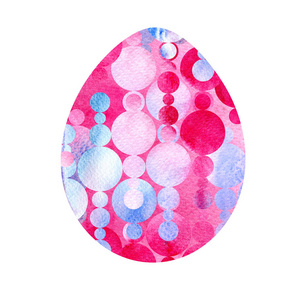 现代复活节快乐贺卡或明亮蛋与水彩飞溅的邀请设计模板