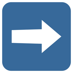 右箭头平平方矢量图标照片