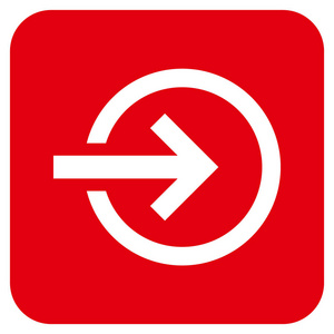 箭头按钮导入框架矢量图标木门用箭头打开退出门平面矢量图标和奖金