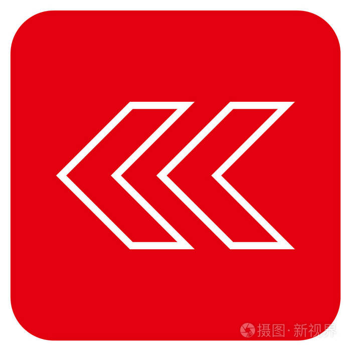 转向左平平方的矢量图标插画-正版商用图片0wlrkl-摄图新视界