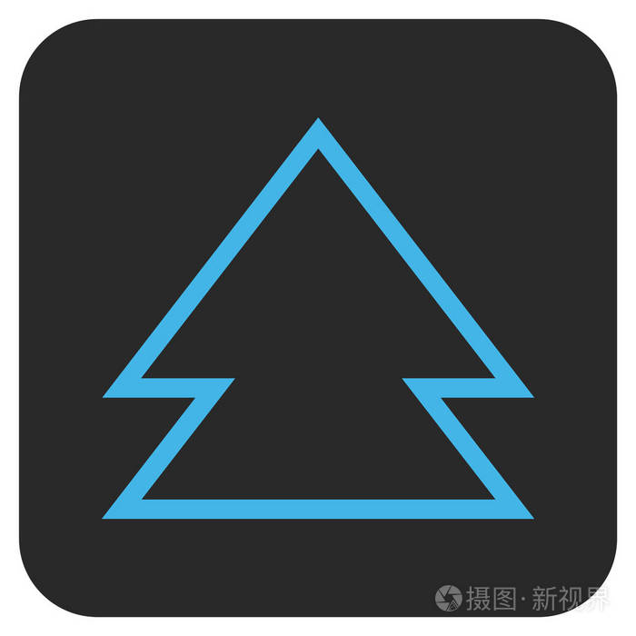 方向向上平平方矢量图标