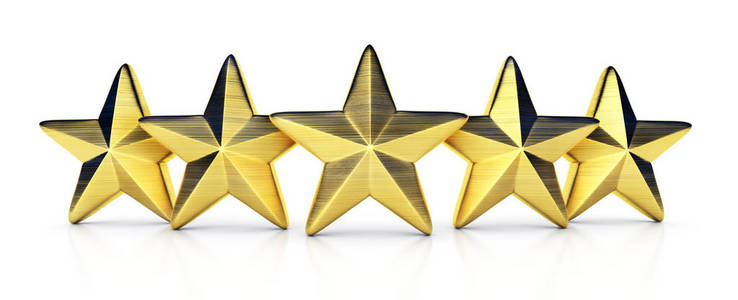 五颗星图片