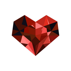 红色的心钻石
