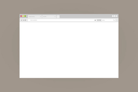 空白电子邮件浏览器窗口.邮件消息网页矢量框架.向量例证浏览器窗口.