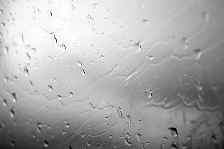 雨滴汽车玻璃