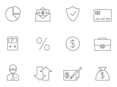 金融图标系列