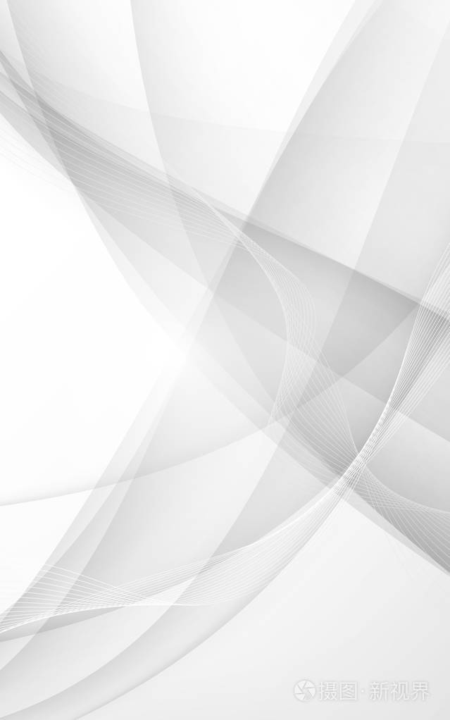 抽象的浅色背景与波矢量图