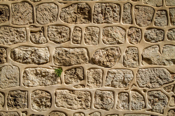 石头墙纹理背景