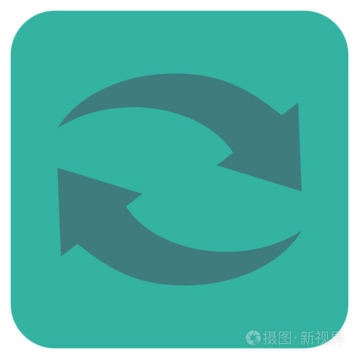 交换箭头平平方的矢量图标