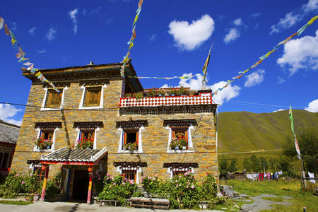 西藏民居图片