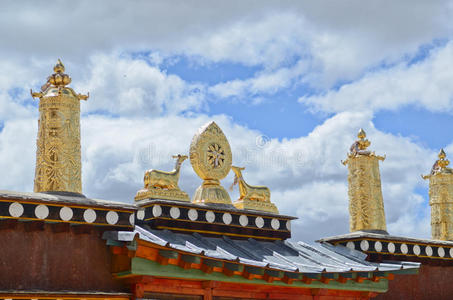 中国云南香格里拉寺院