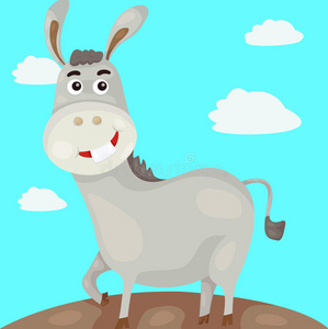 绘画驴图片