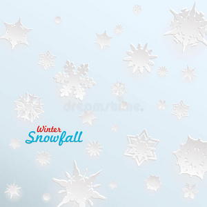 圣诞节和冬季创意雪模板图片