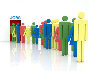 就业失业图片-就业失业素材-就业失业插画-摄图新视界