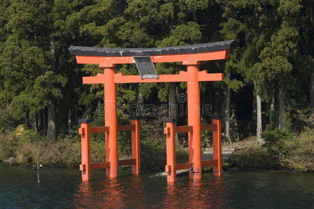 日本富士河根伊豆国家公园河根神社