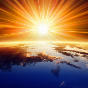 地球上的太阳照片