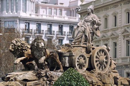 西班牙马德里的cibeles喷泉