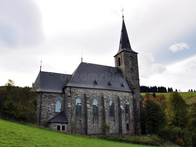 欧洲捷克共和国金山教堂图片