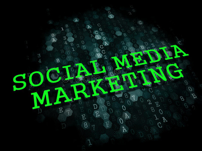 社交媒体营销。商业理念。