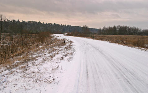 积雪路面