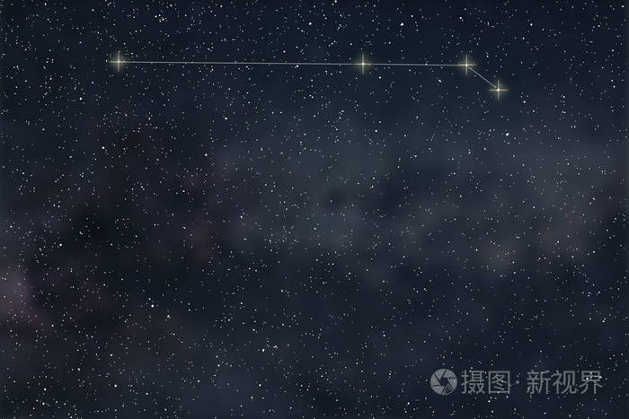 白羊座的星座.黄道带标志白羊星座线