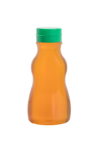 塑料瓶中的蜂蜜