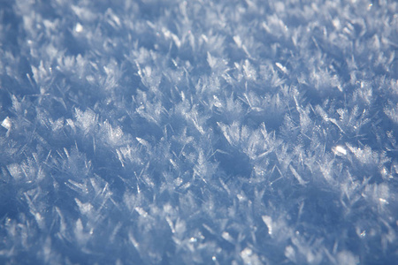 自然纹理的雪